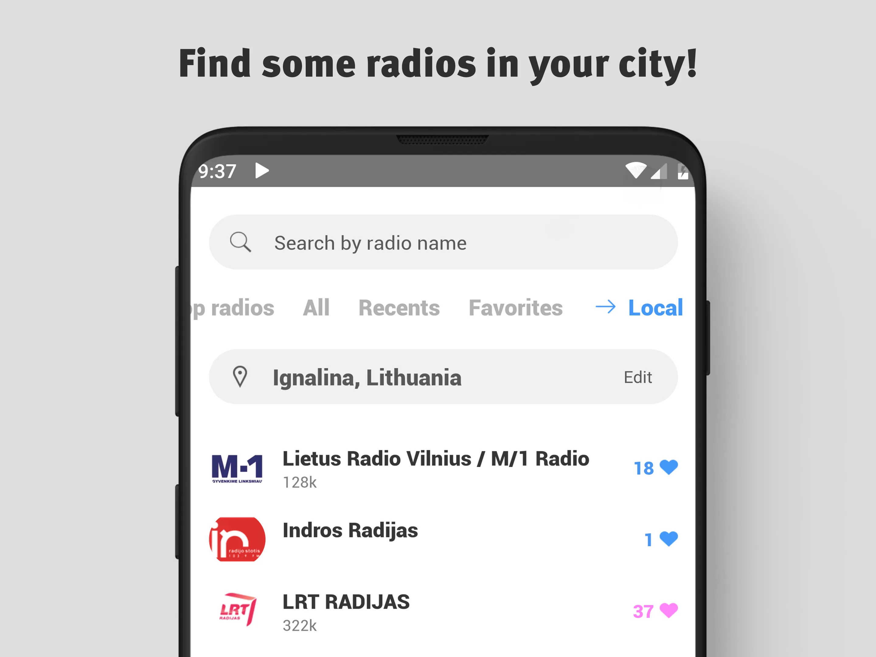 Radio Lithuania FM online | Indus Appstore | Screenshot