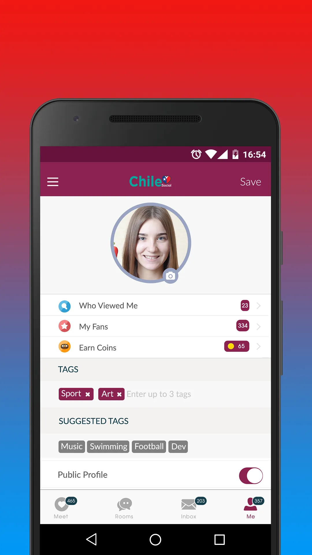 Chilean Dating: Meet Chileans | Indus Appstore | Screenshot