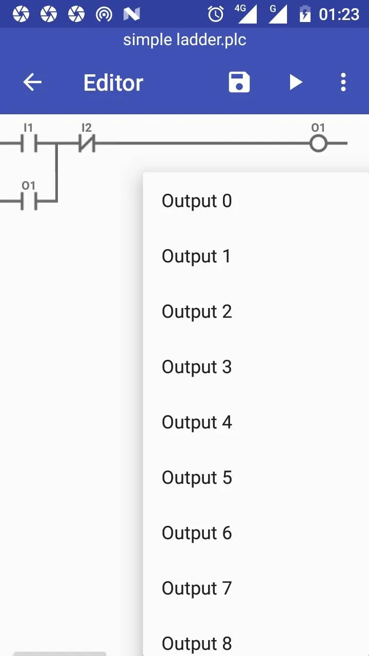 PLC Ladder Logic Simulator | Indus Appstore | Screenshot