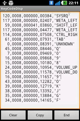 KeyCode Display for Developer | Indus Appstore | Screenshot