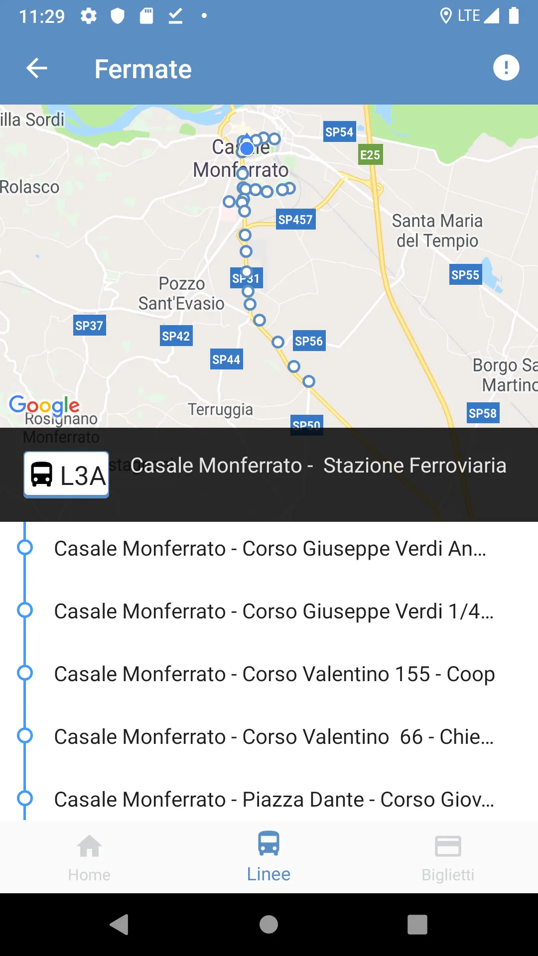 AMC Bus Casale | Indus Appstore | Screenshot