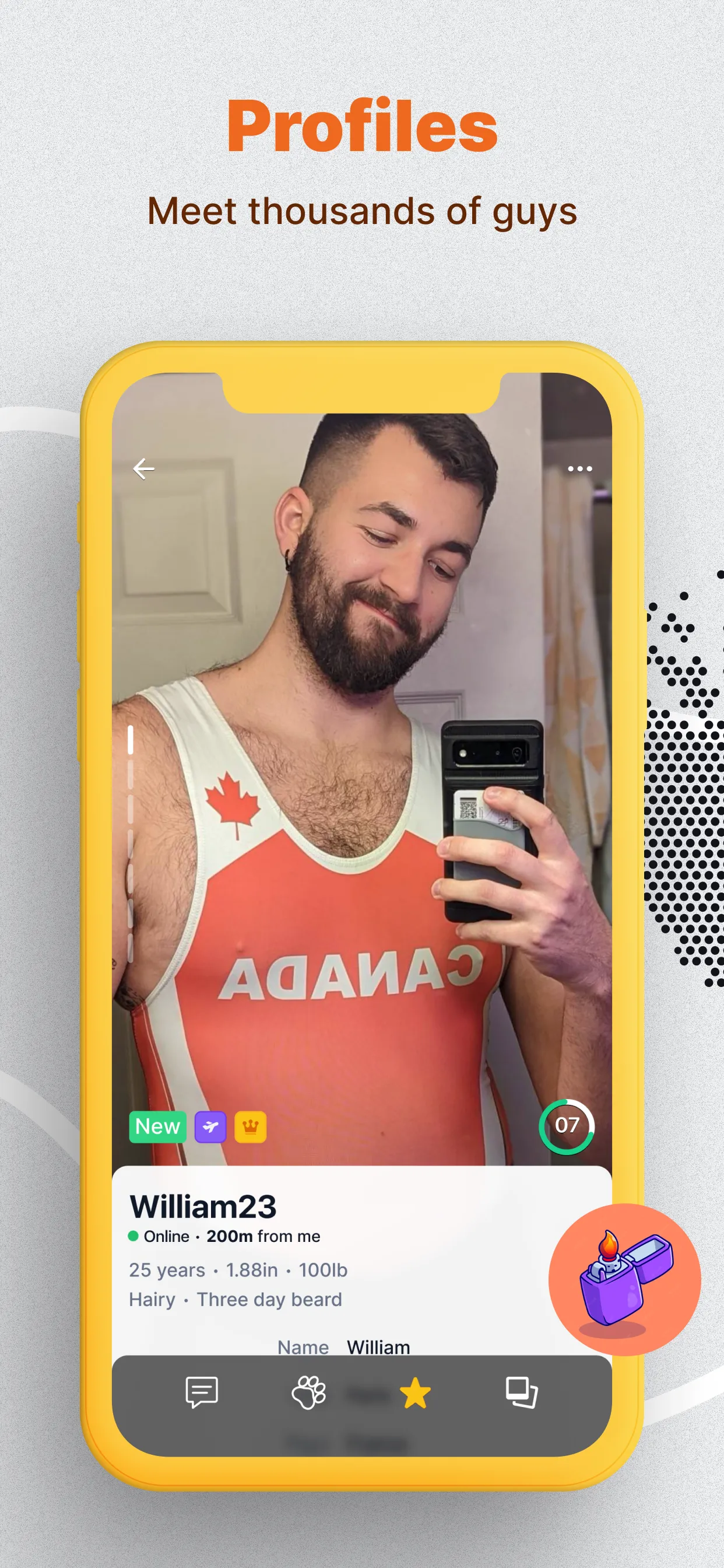 BEARWWW : Gay Chat dating site | Indus Appstore | Screenshot