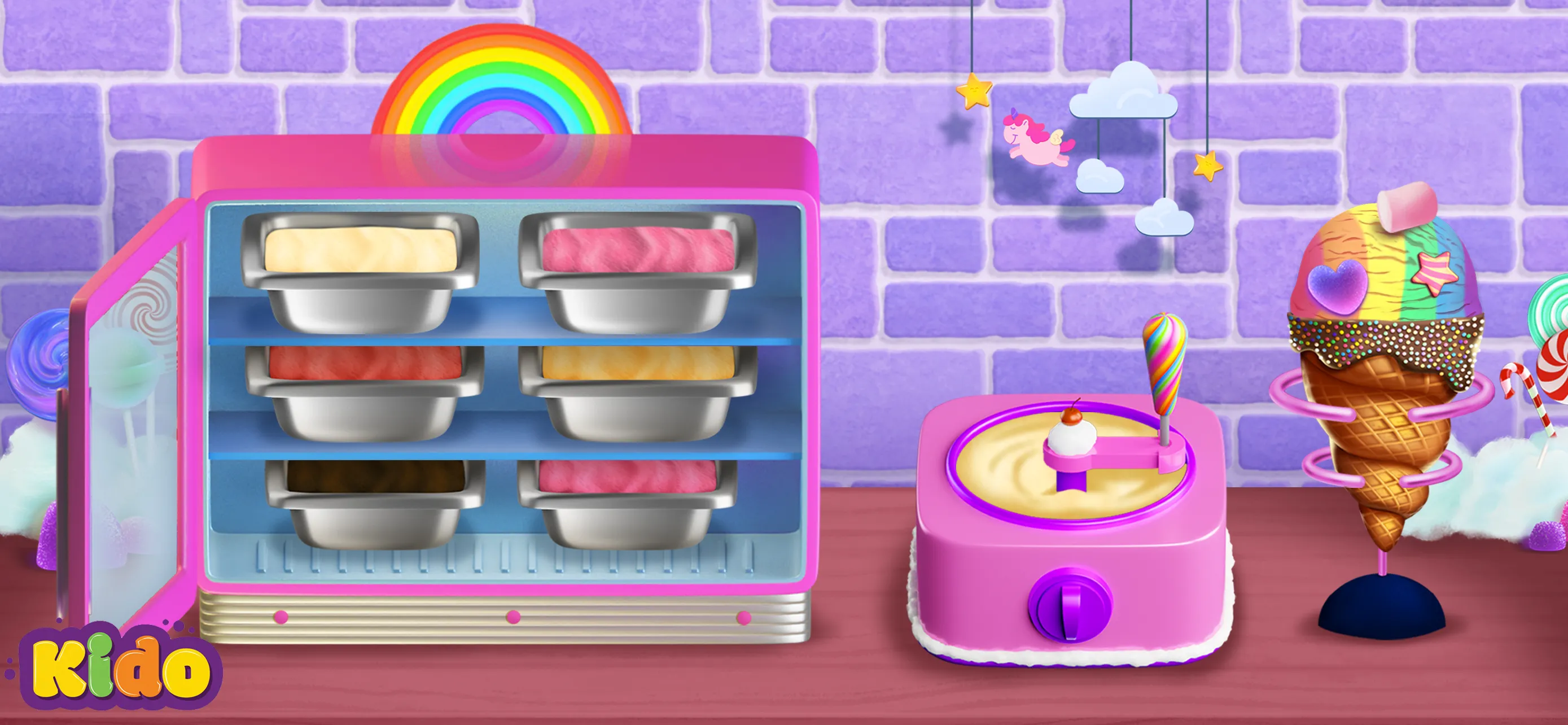 Ice Cream Making Game For Kids | Indus Appstore | Screenshot