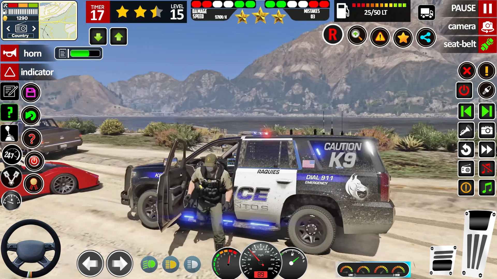 Police Car Game Car Parking 3D | Indus Appstore | Screenshot