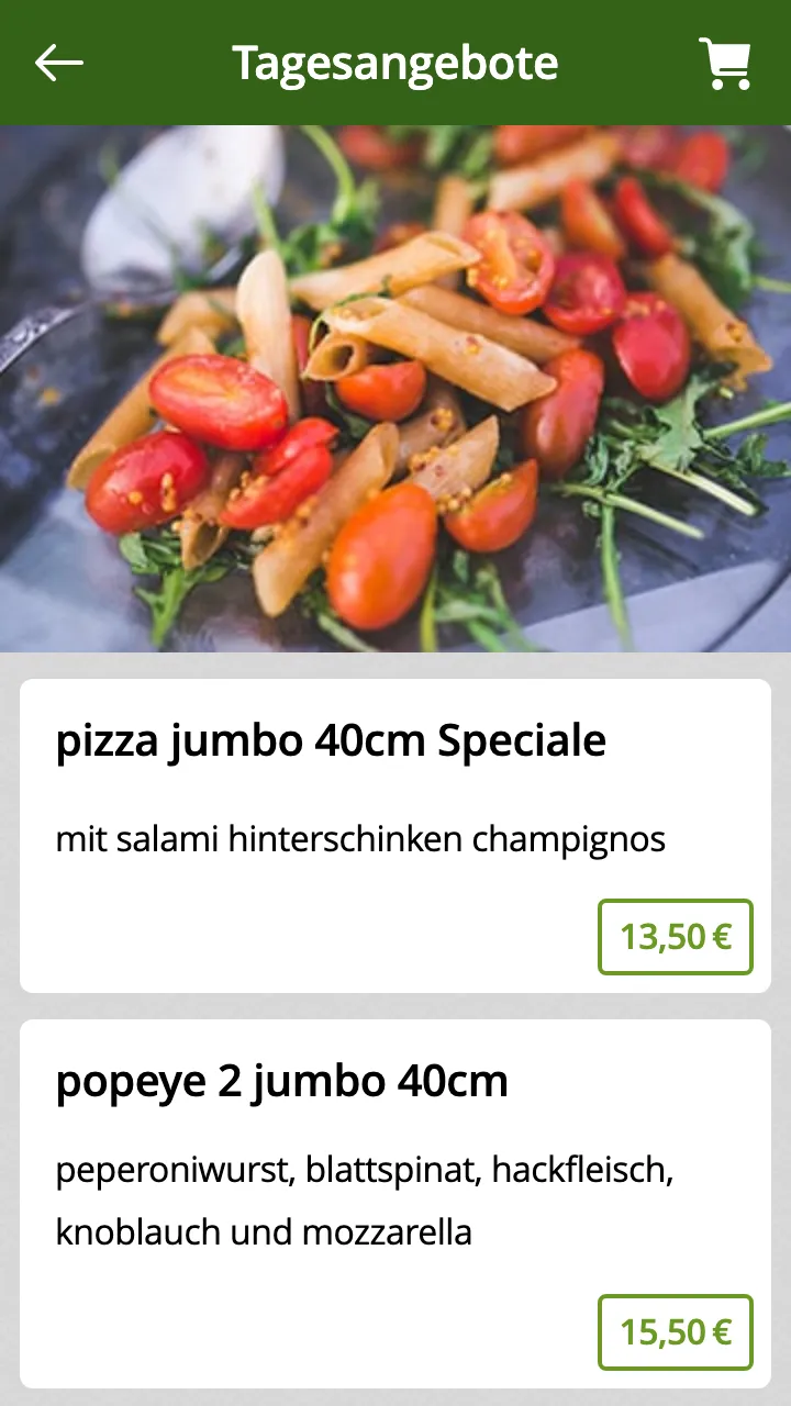 Pizzeria Popeye Mainz | Indus Appstore | Screenshot