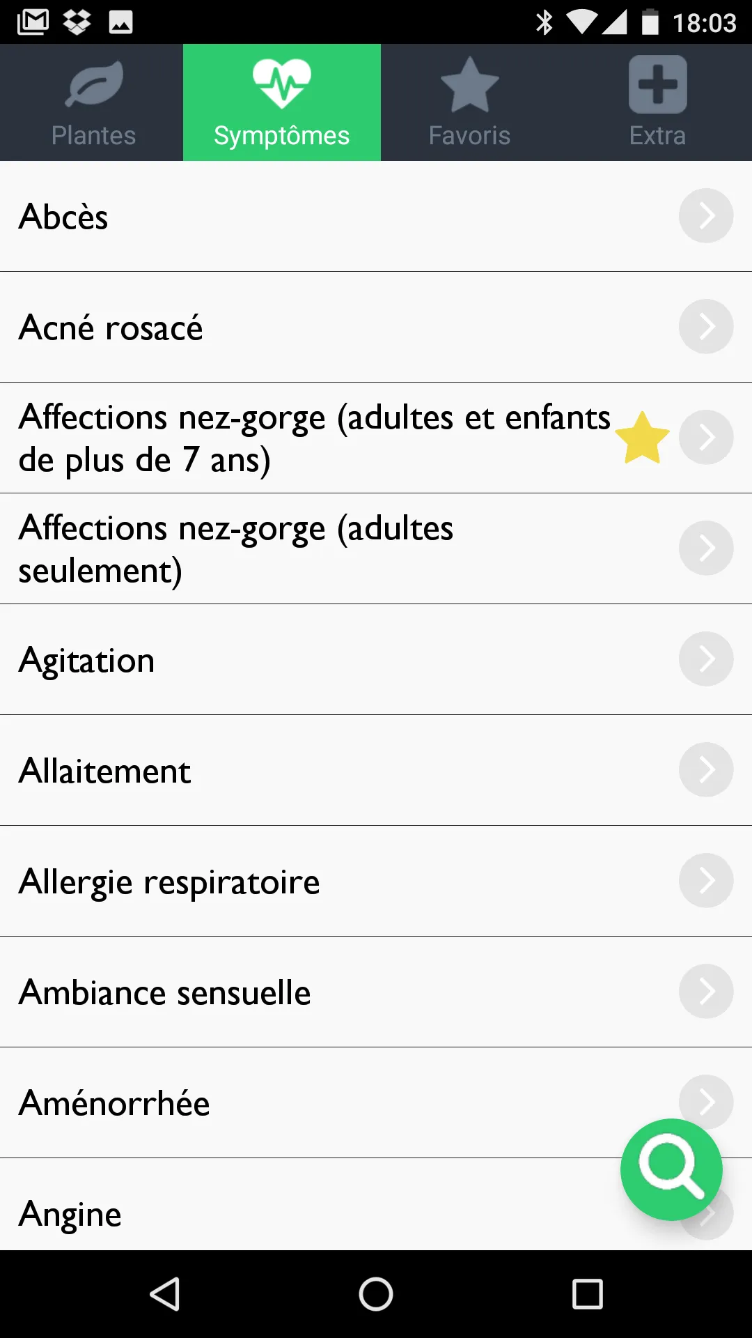 AromaGuide Huiles essentielles | Indus Appstore | Screenshot