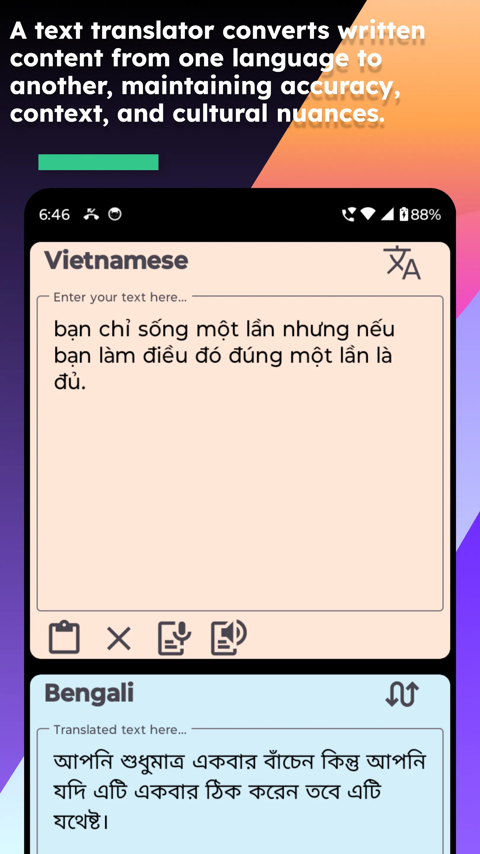 Vietnamese Bengali Translate | Indus Appstore | Screenshot