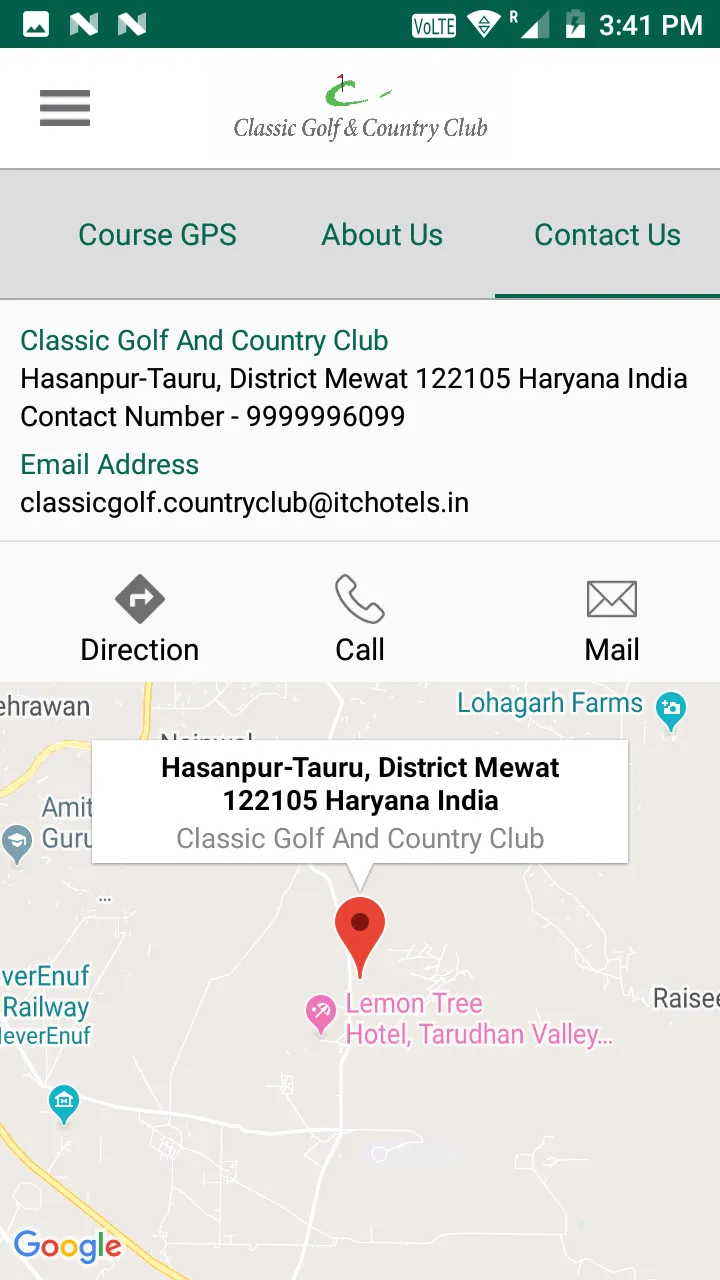 Classic Golf & Country Club | Indus Appstore | Screenshot