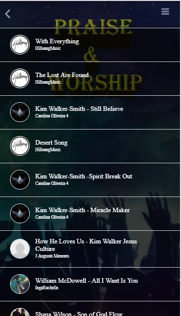 Praise and Worship Songs | Indus Appstore | Screenshot