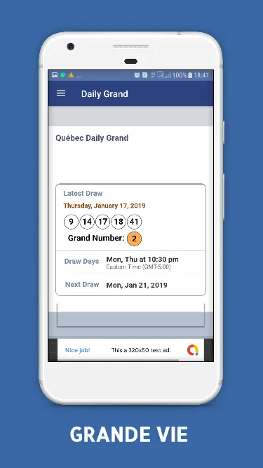 Résultats du Loto Quebec | Indus Appstore | Screenshot