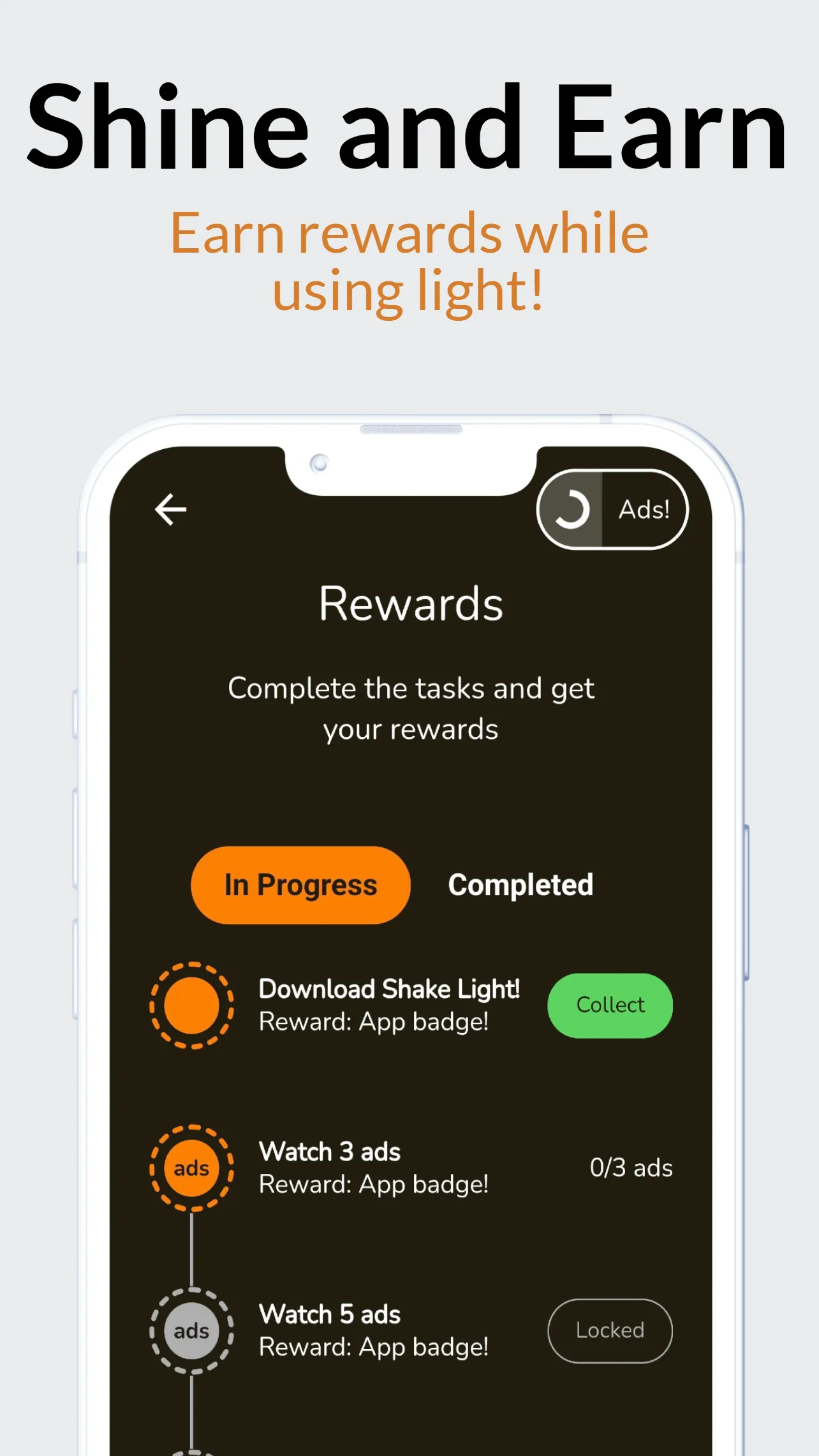 Shake Flashlight - Quick Torch | Indus Appstore | Screenshot