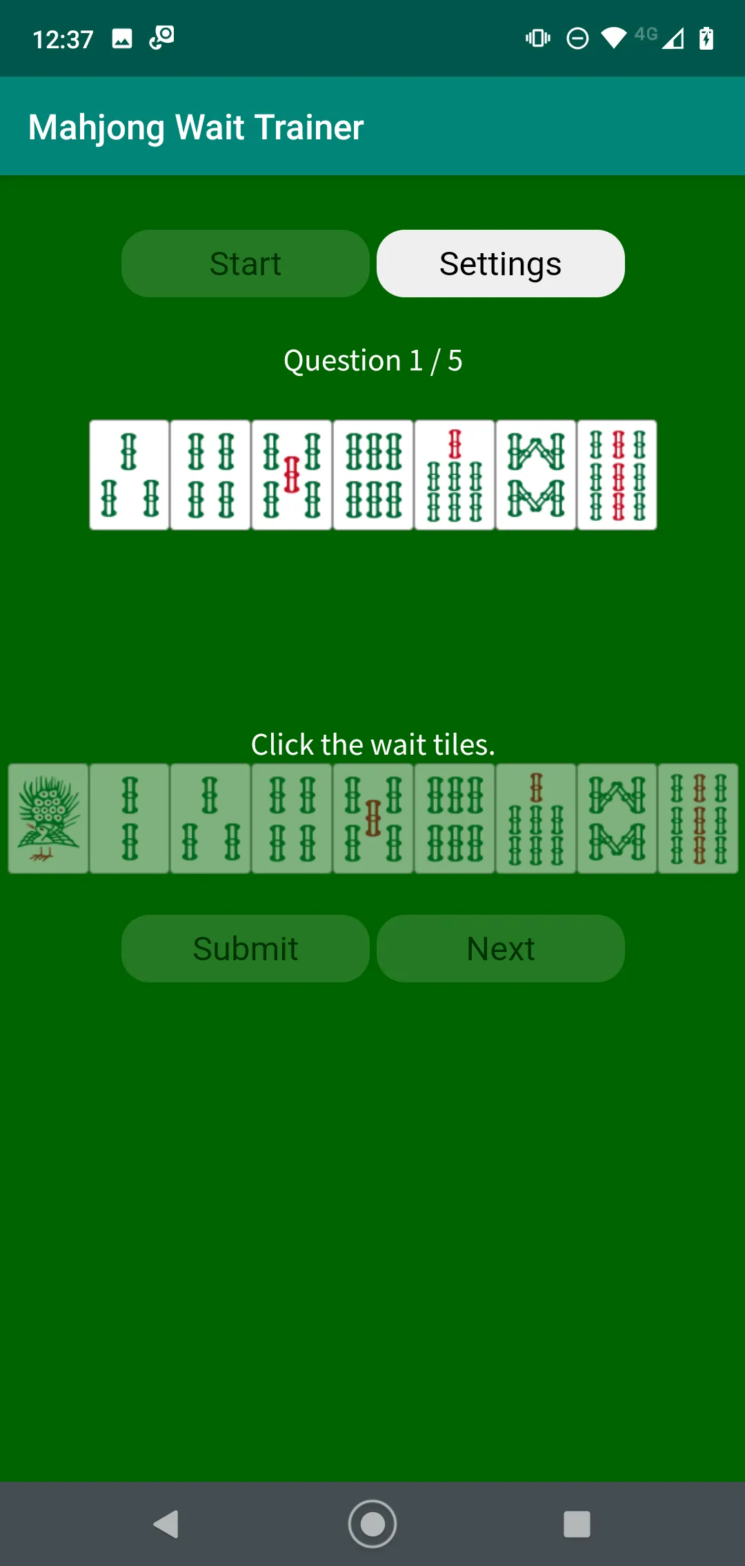 Mahjong Wait Trainer | Indus Appstore | Screenshot