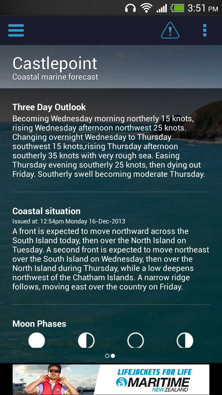 MetService Marine | Indus Appstore | Screenshot