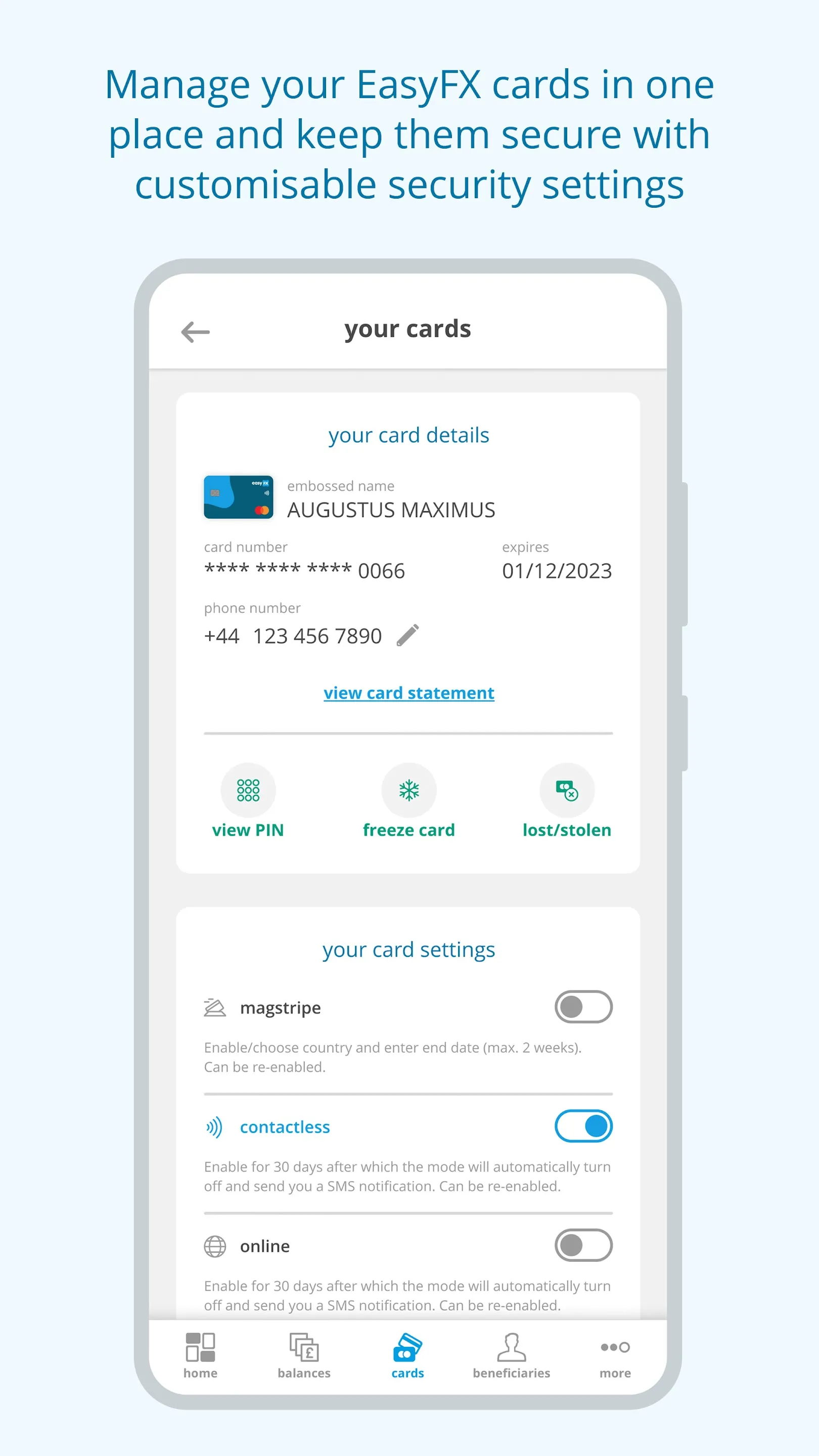 EasyFX Currency Card & Account | Indus Appstore | Screenshot