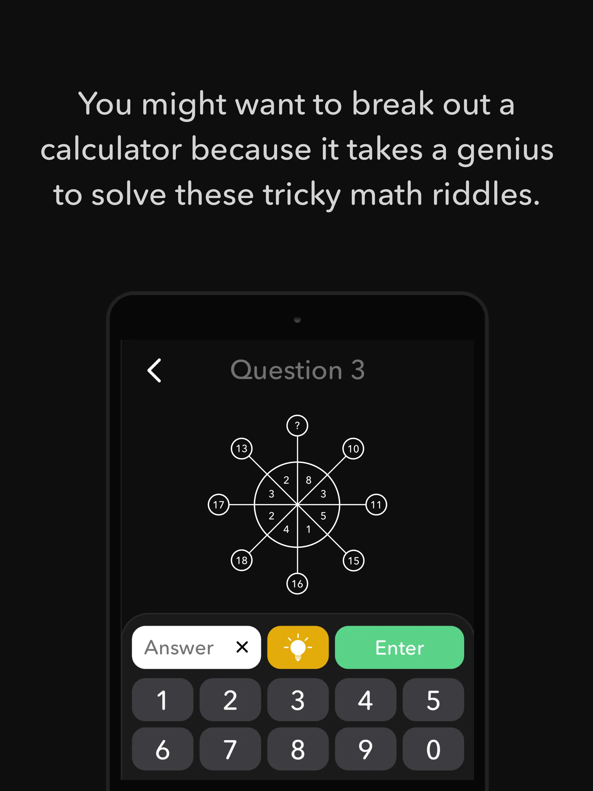 Math Riddles & Puzzles | Indus Appstore | Screenshot