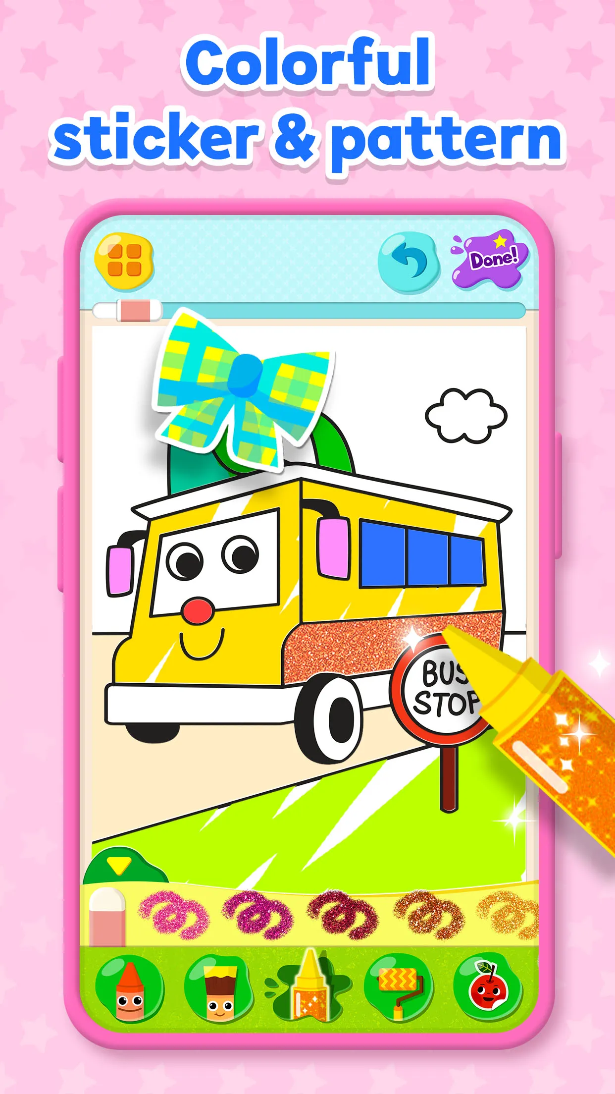 Pinkfong Coloring Fun for kids | Indus Appstore | Screenshot