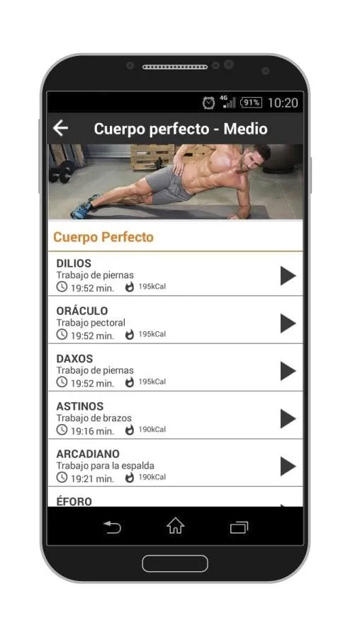 Tu gimnasio online de ejercici | Indus Appstore | Screenshot