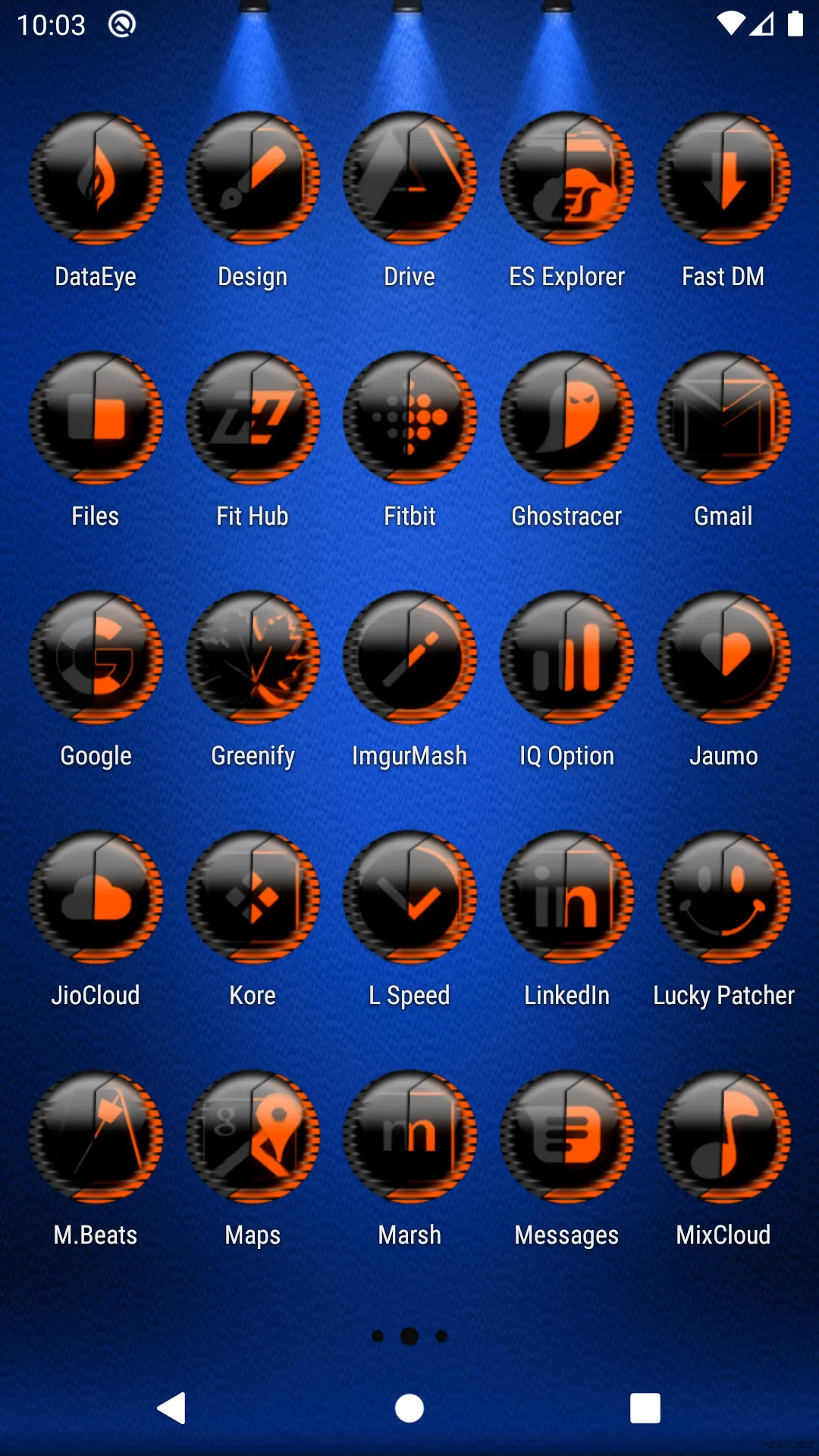 Orange Icon Pack Style 8 | Indus Appstore | Screenshot