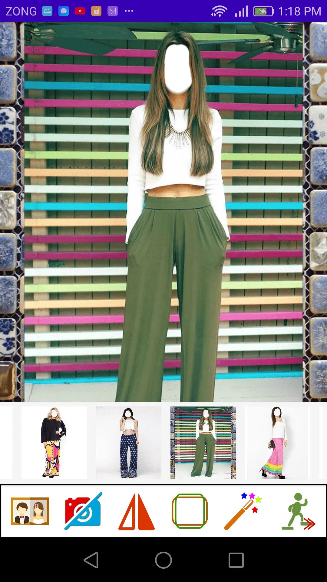 Plazzo Pant Face Set | Indus Appstore | Screenshot