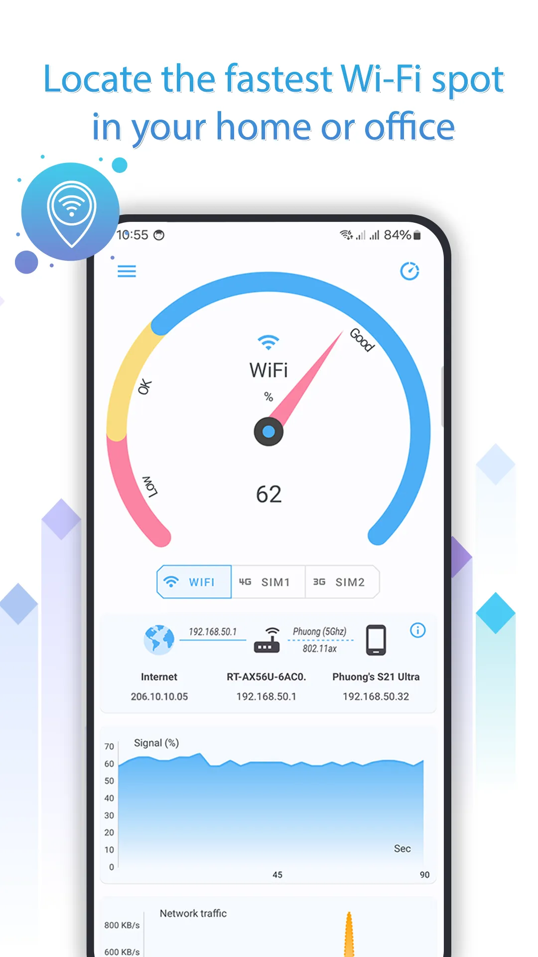 Net Signal: WiFi & 5G Meter | Indus Appstore | Screenshot