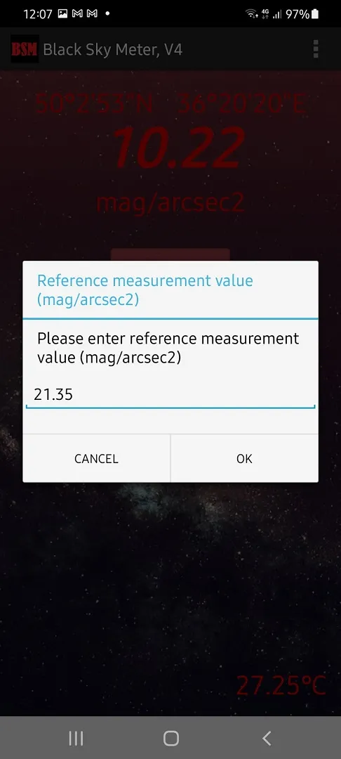 Black Sky Meter V4 | Indus Appstore | Screenshot