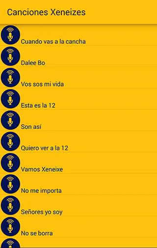 35 Canciones de la 12 Xeneize | Indus Appstore | Screenshot