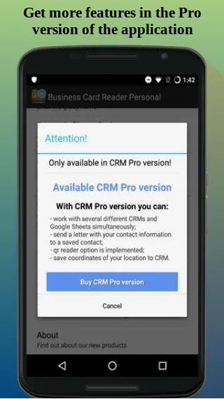 Business Card Reader to Contac | Indus Appstore | Screenshot