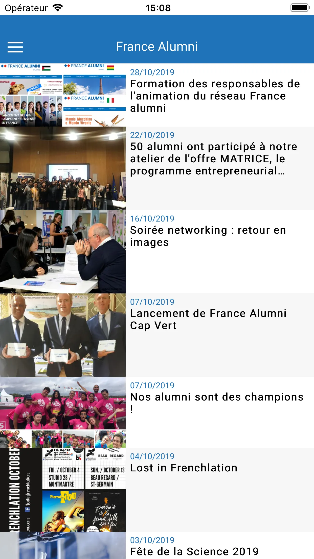 France Alumni | Indus Appstore | Screenshot