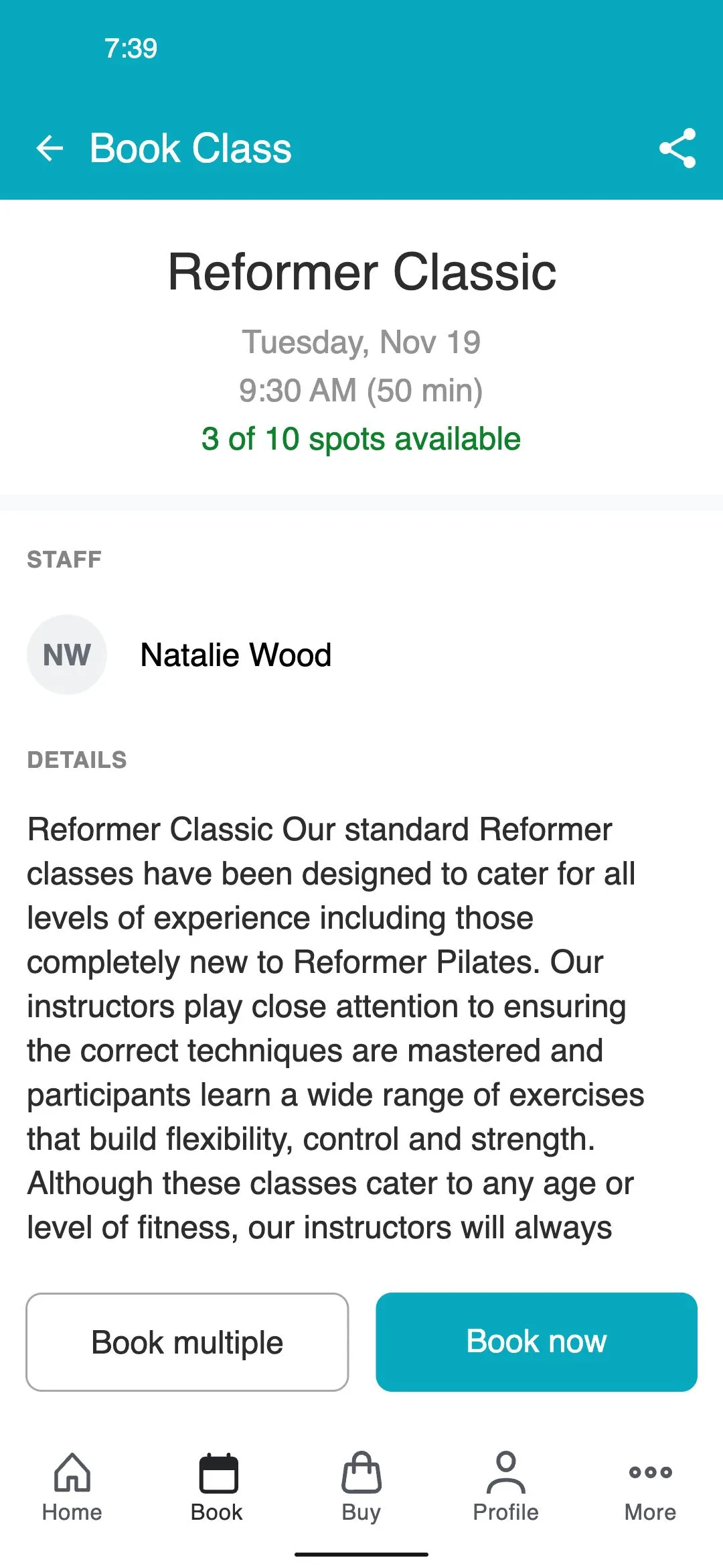 Wave Reformer Pilates | Indus Appstore | Screenshot