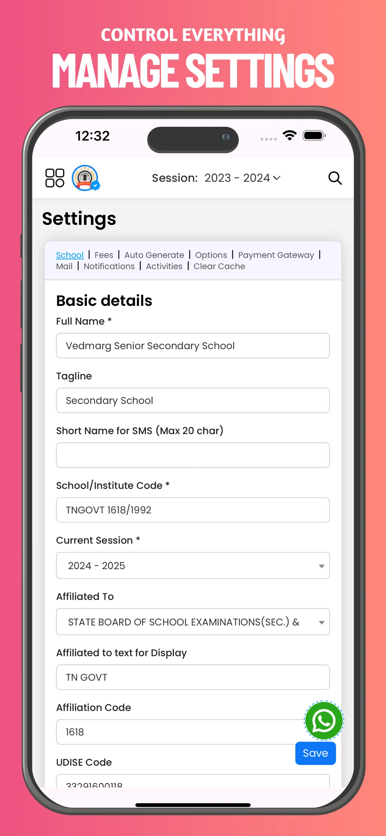 Vedmarg School ERP - Admin | Indus Appstore | Screenshot