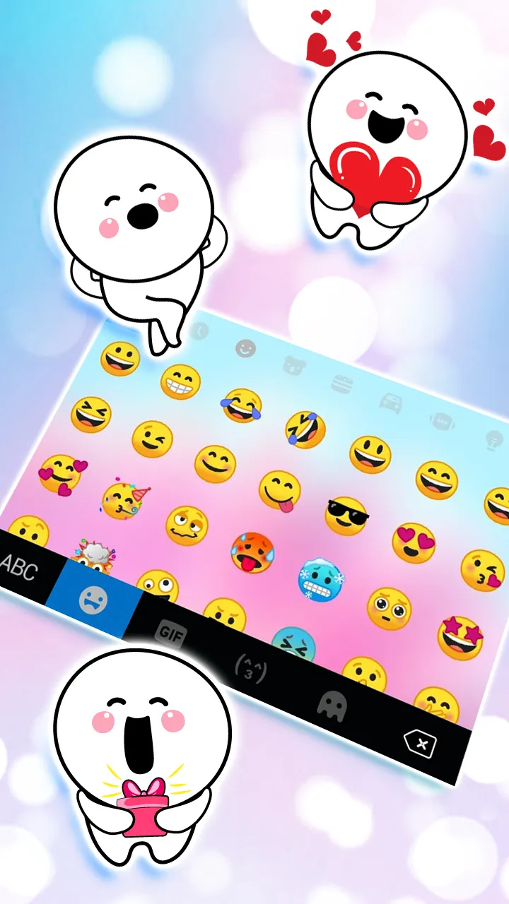 Pink Pedals Keyboard Theme | Indus Appstore | Screenshot