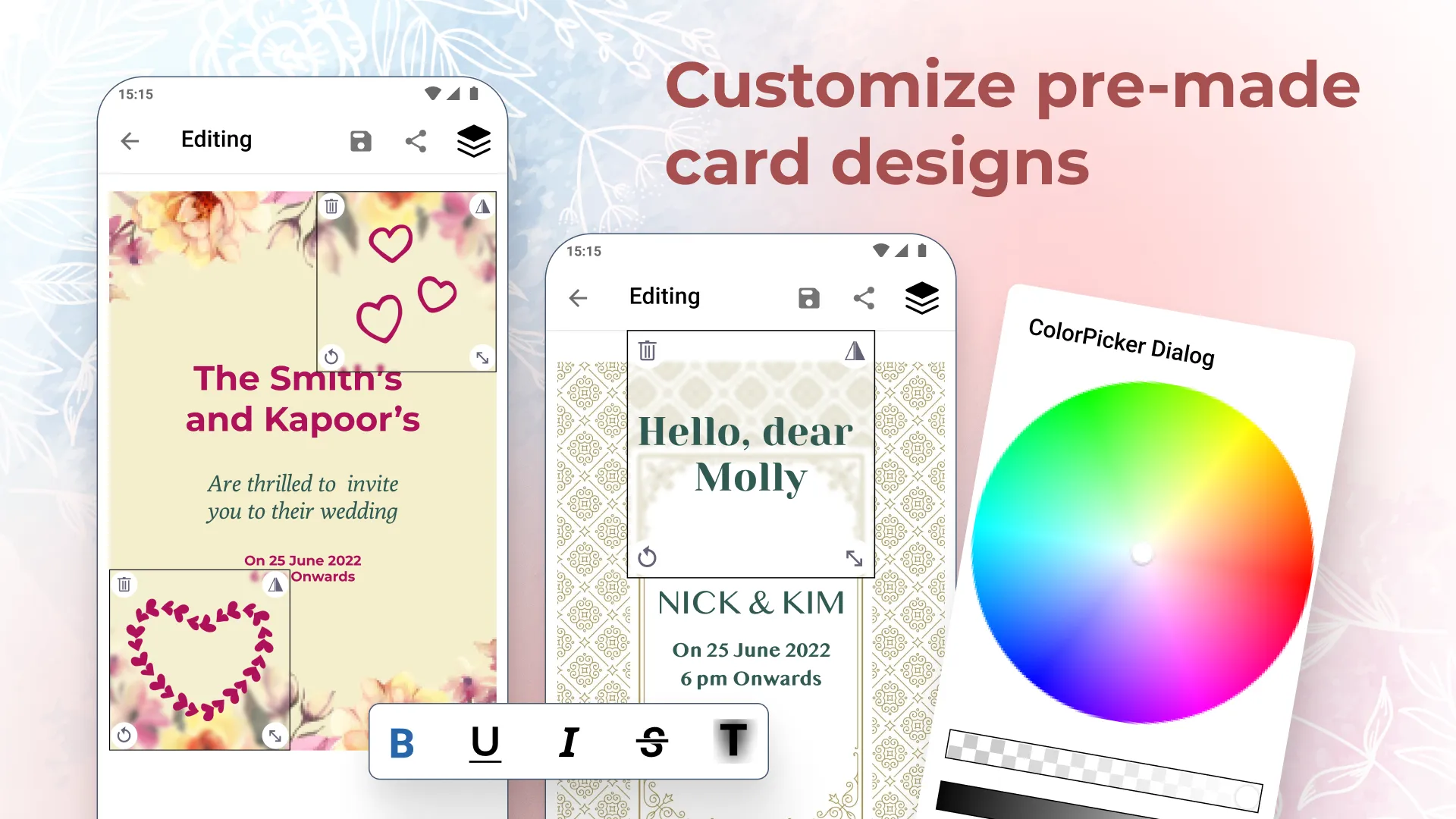 Wedding Invitation Card Maker | Indus Appstore | Screenshot