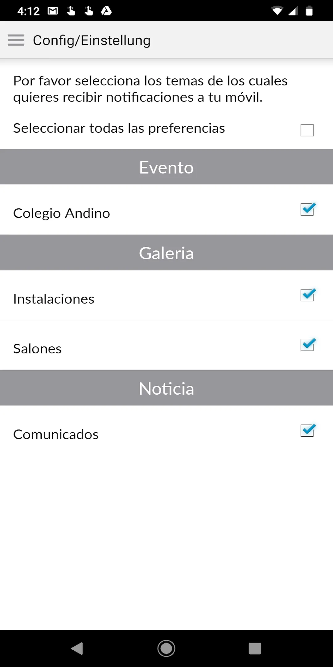 Colegio Andino | Indus Appstore | Screenshot