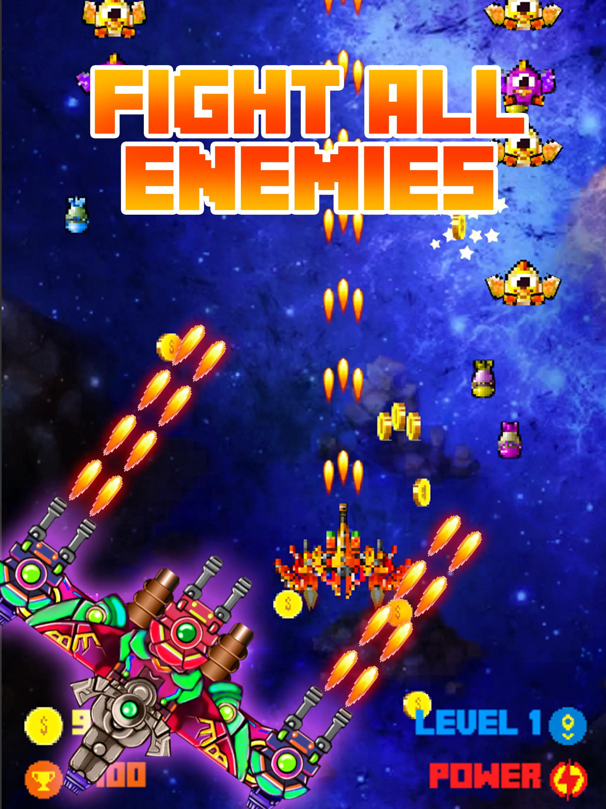 Pixel Galaxy Shooter | Indus Appstore | Screenshot