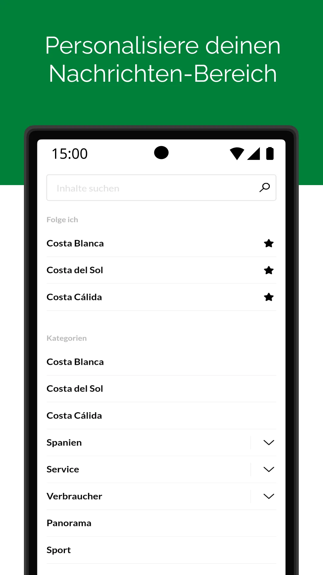 Costa Nachrichten | Indus Appstore | Screenshot