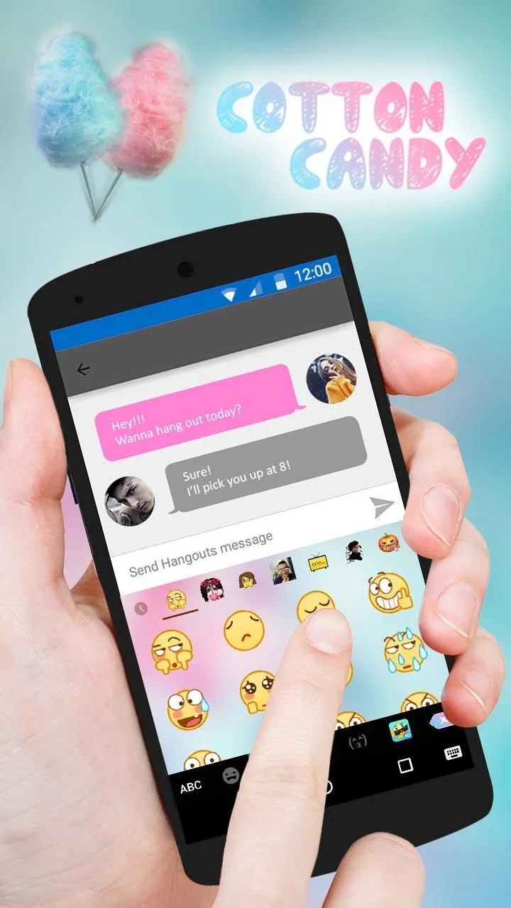 CottonCandy Keyboard Backgroun | Indus Appstore | Screenshot