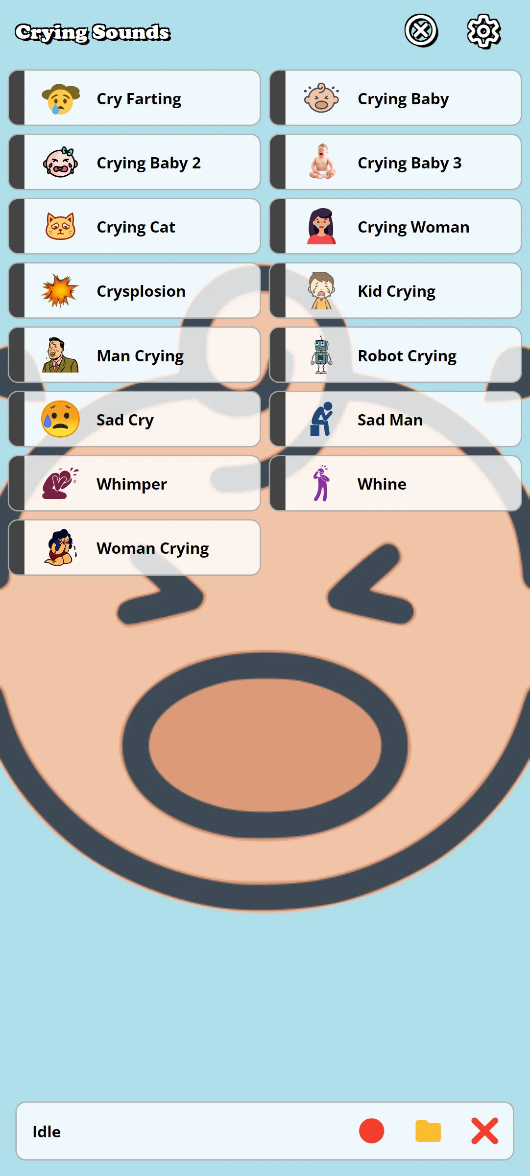 Crying Sounds | Indus Appstore | Screenshot