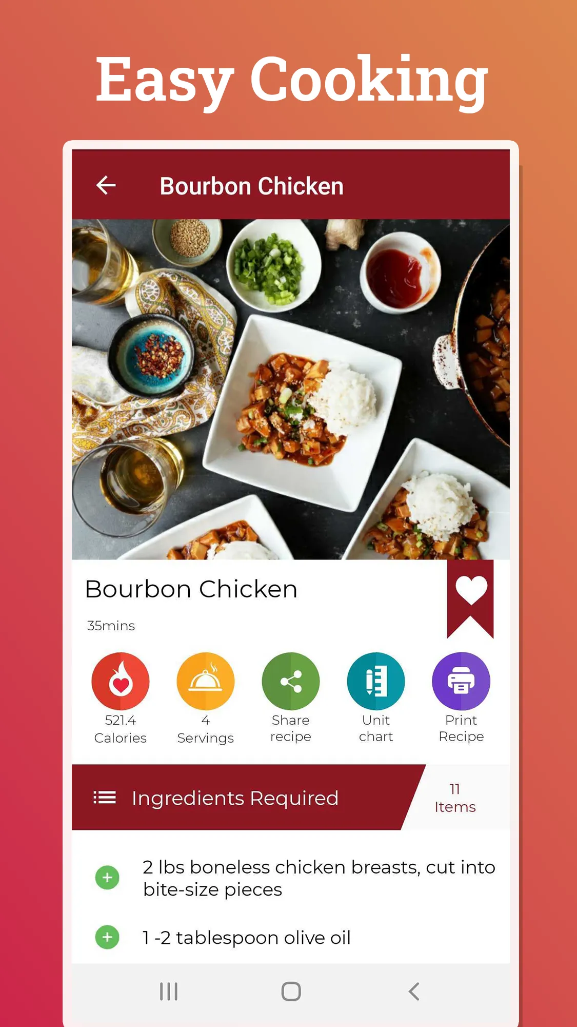 Asian Recipes | Indus Appstore | Screenshot