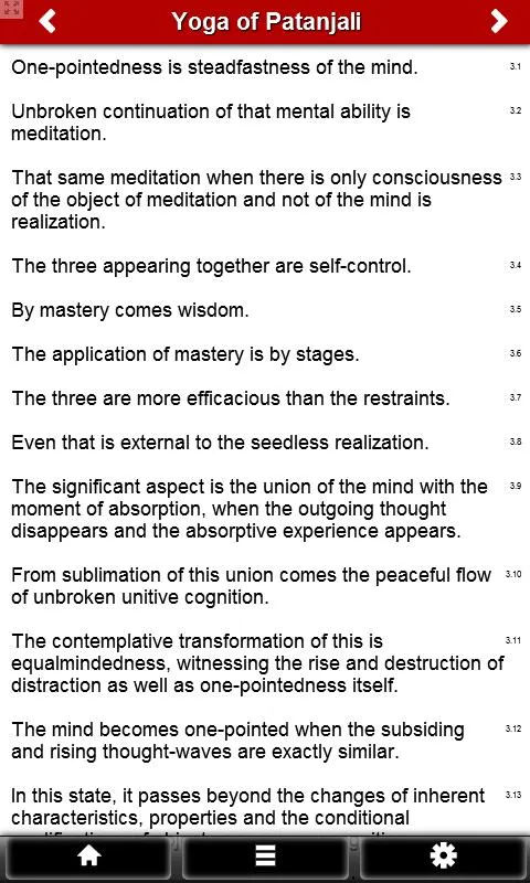 Yoga Sutras of Patanjali | Indus Appstore | Screenshot