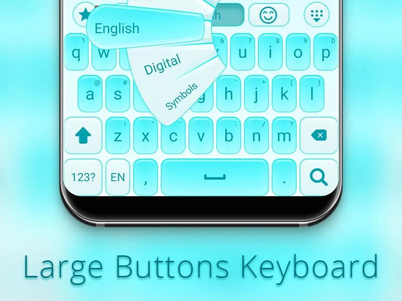 Large letter Keyboard | Indus Appstore | Screenshot