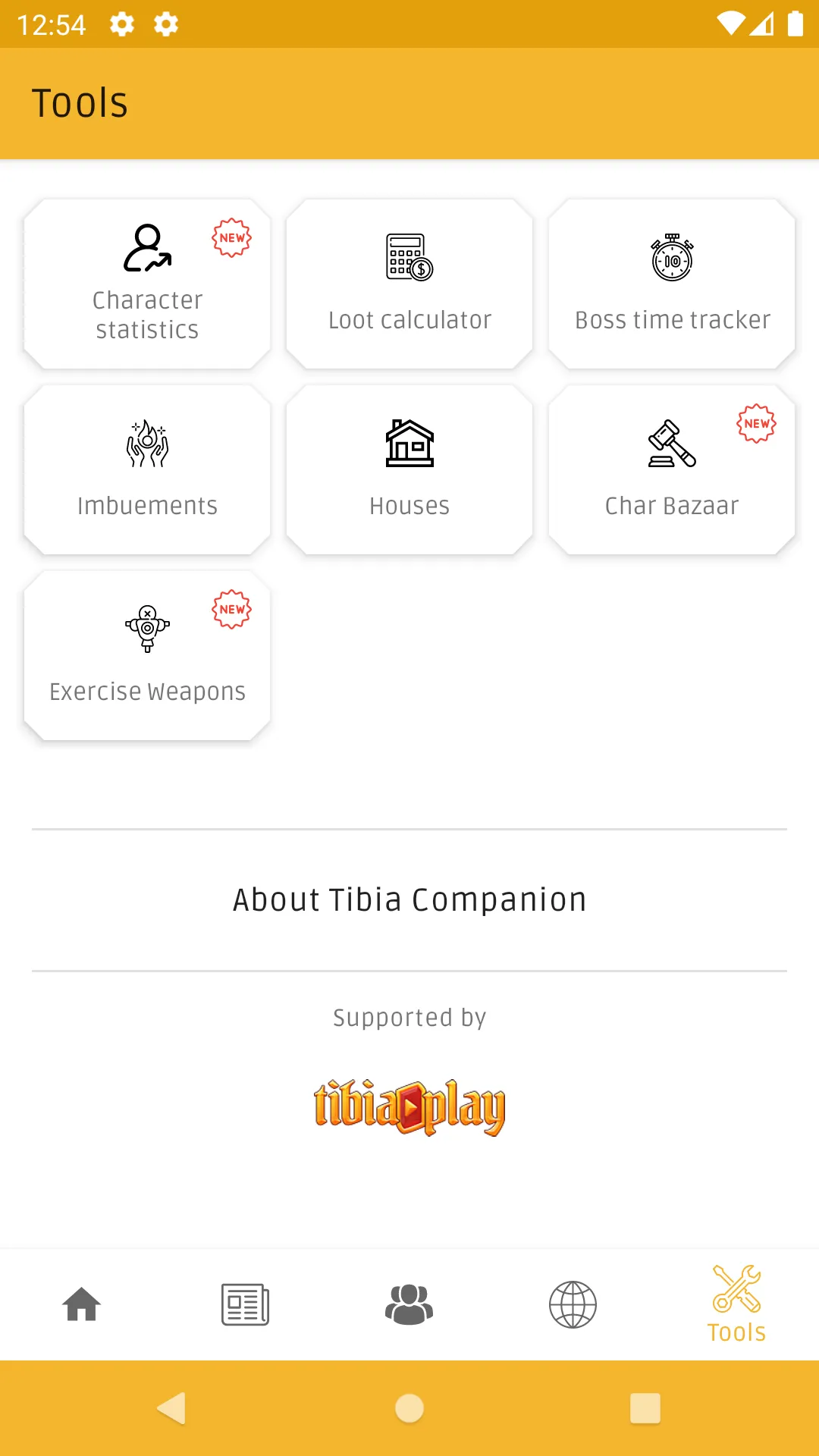 Tibia Companion | Indus Appstore | Screenshot