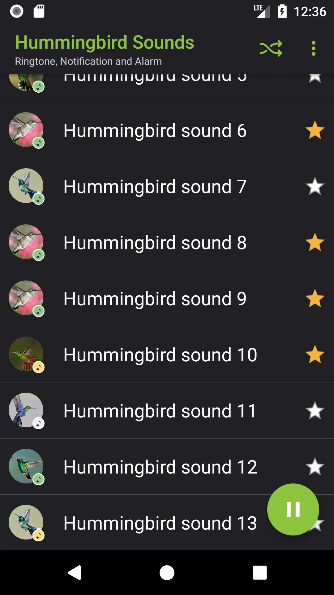 Hummingbird Sounds | Indus Appstore | Screenshot