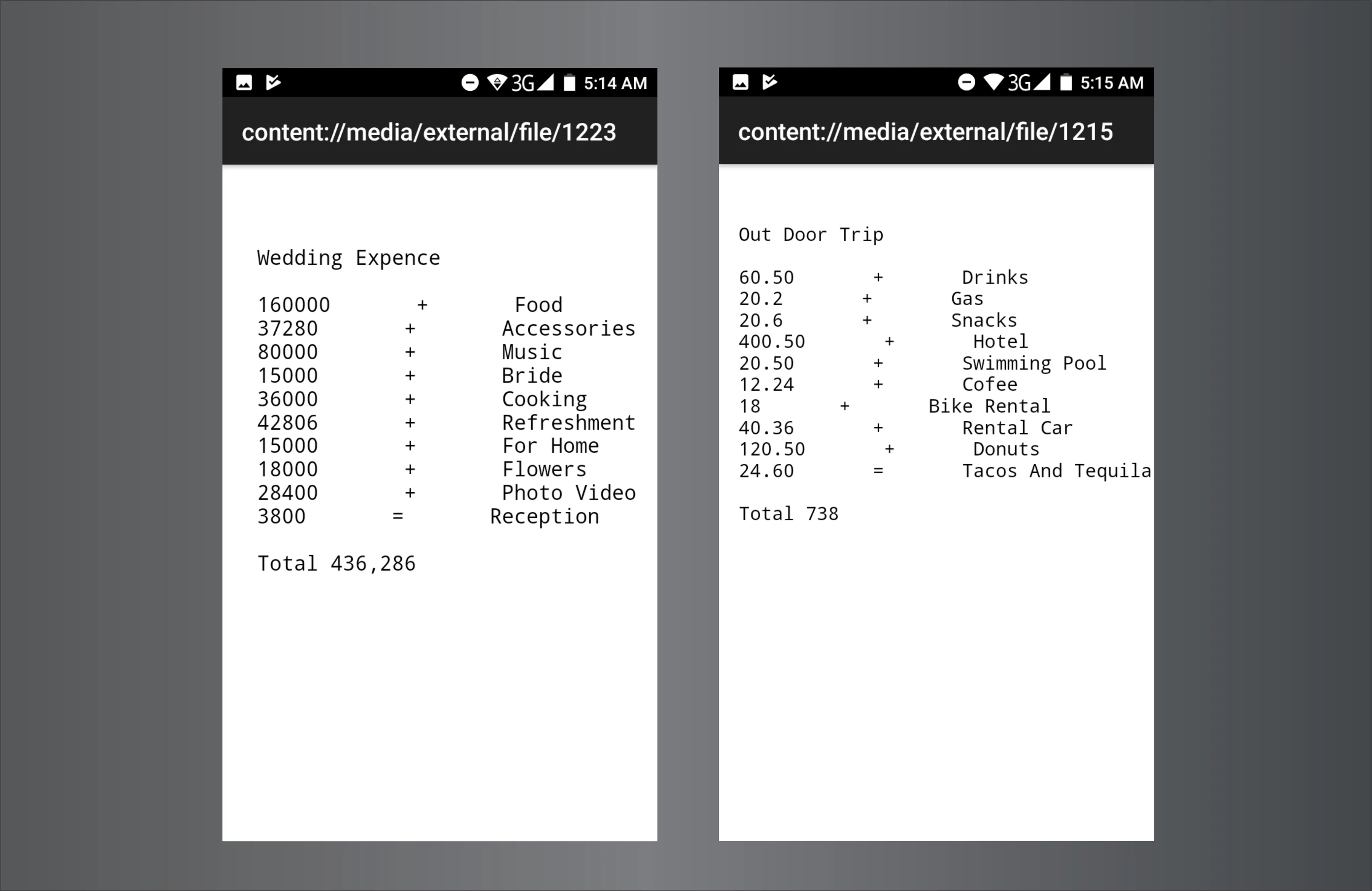 Cam Calculator | Indus Appstore | Screenshot