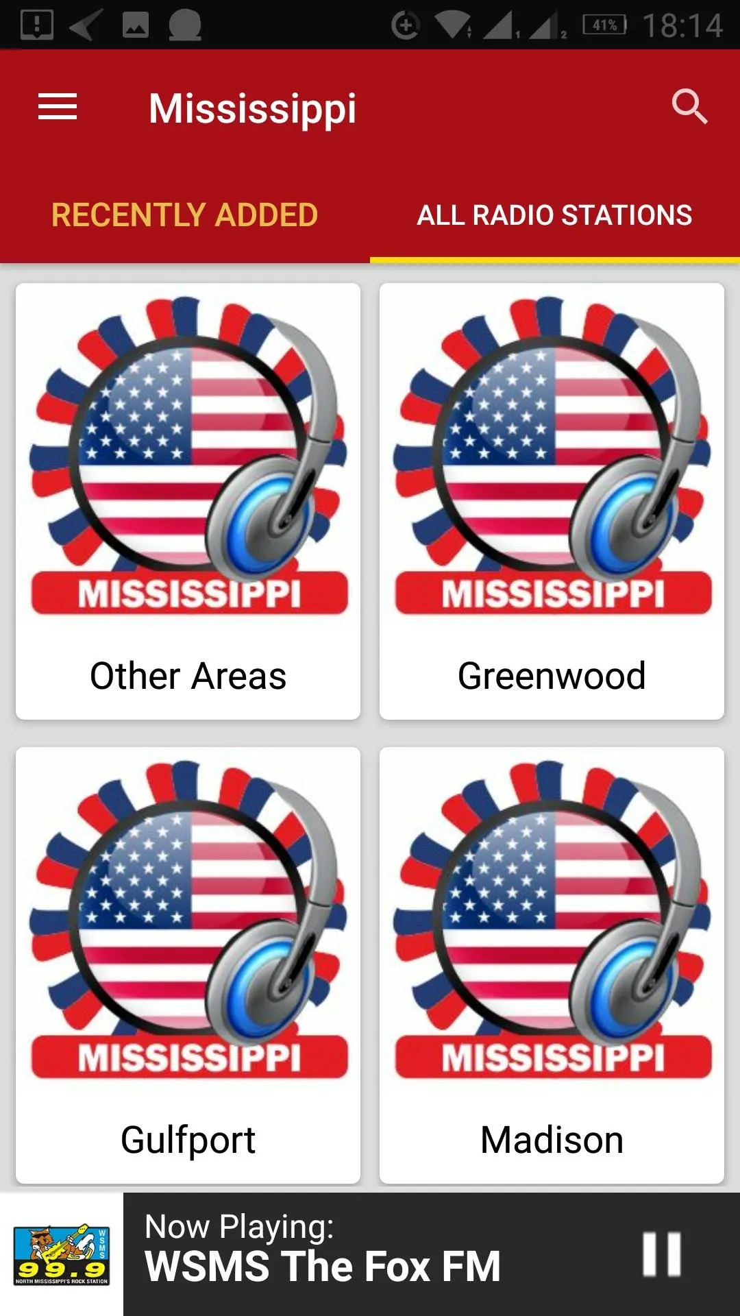 Mississippi Radio Stations | Indus Appstore | Screenshot