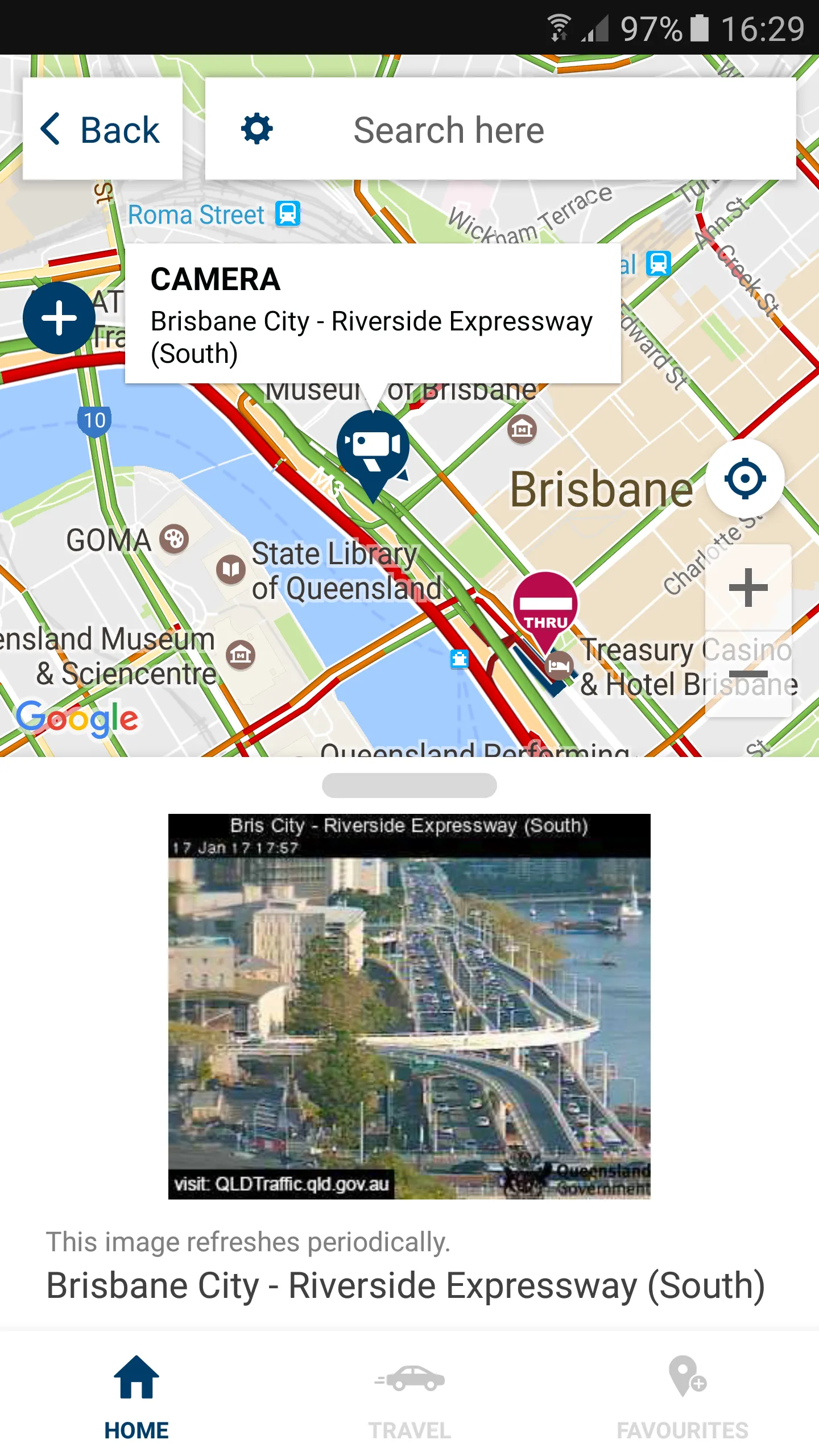 QLDTraffic | Indus Appstore | Screenshot