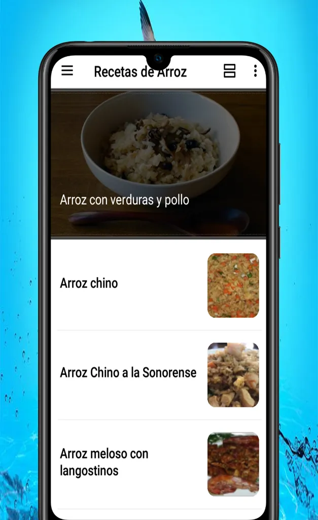 Recetas de Arroz | Indus Appstore | Screenshot