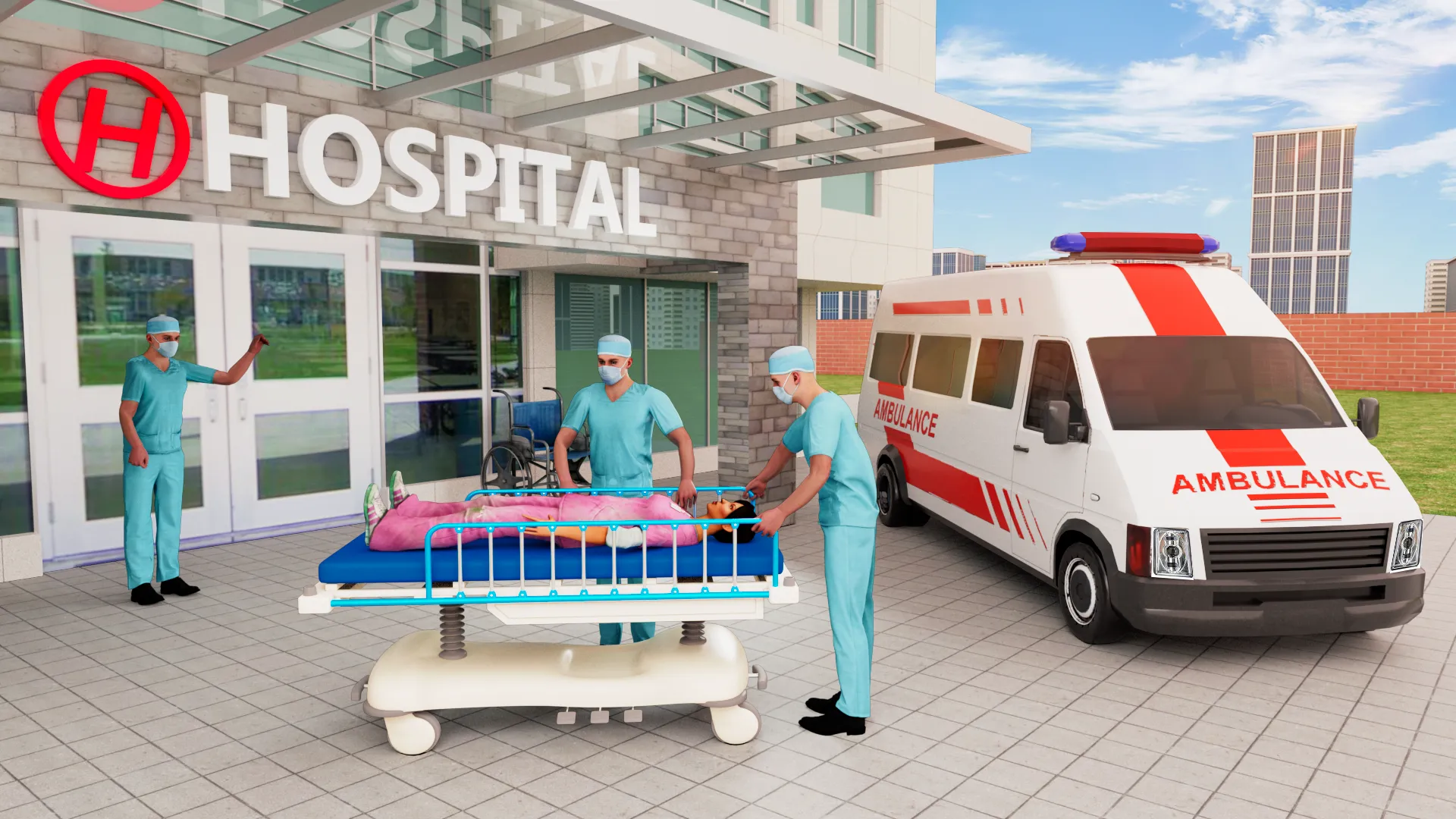 Ambulance Games Driving 3D | Indus Appstore | Screenshot