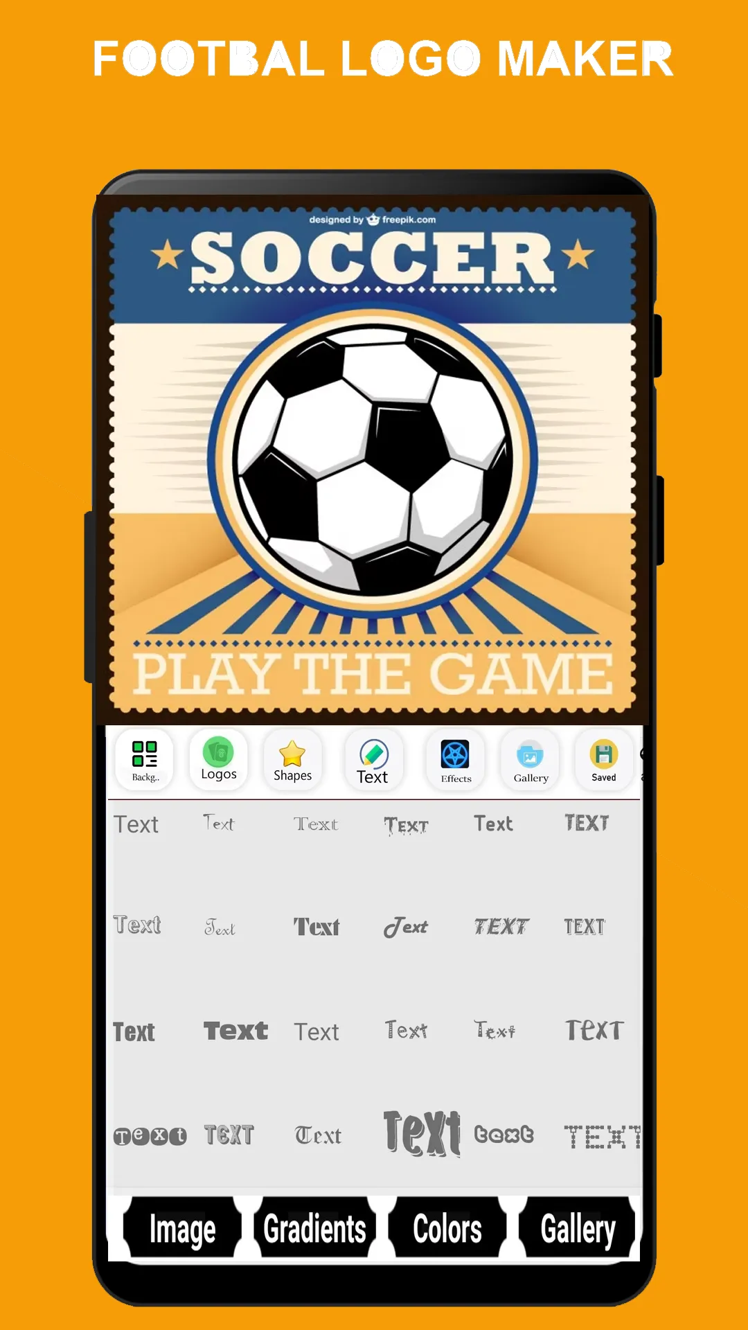 Football Logo Maker - Soccer | Indus Appstore | Screenshot