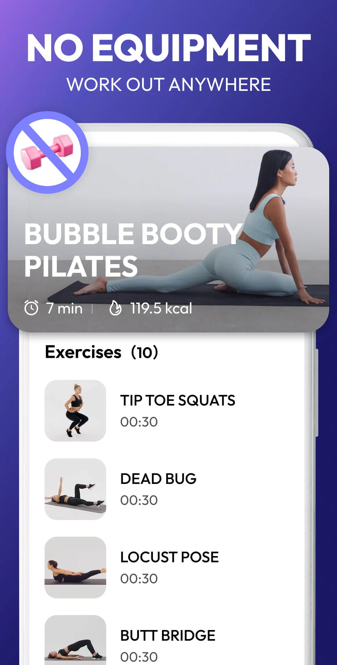 Pilates Workout at Home | Indus Appstore | Screenshot