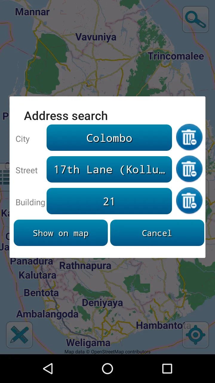 Map of Sri Lanka offline | Indus Appstore | Screenshot